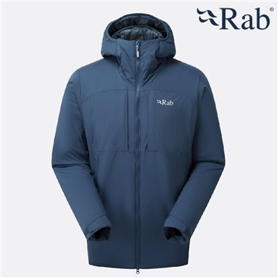 英國 RAB Xenair Alpine Jacket 防風透氣化纖連帽外套 男 暴風藍 QIP09 防風外套