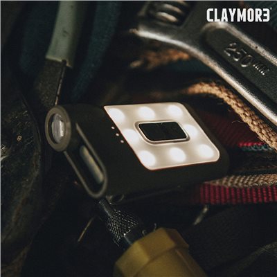 CLAYMORE 65A+ 輕量型夾帽燈 黑色 頭燈 露營 登山