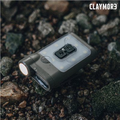 CLAYMORE 65A+ 輕量型夾帽燈 沙色 頭燈 露營 登山