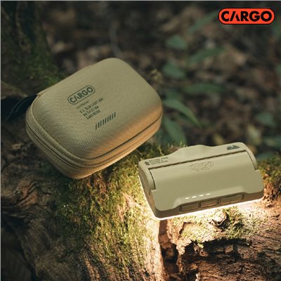 CARGO 工業風超輕量LED露營燈 沙色 露營燈 照明燈 LED燈 掛燈