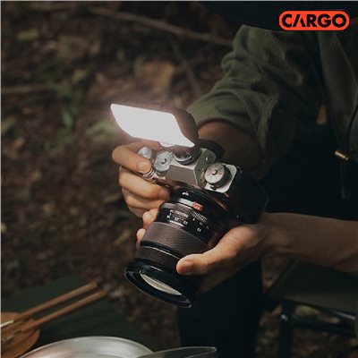 CARGO 工業風超輕量LED露營燈 黑色 露營燈 照明燈 LED燈 掛燈