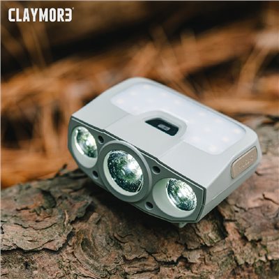 CLAYMORE 200H 感應式三光源夾帽燈 綠色 頭燈 露營 登山 照明