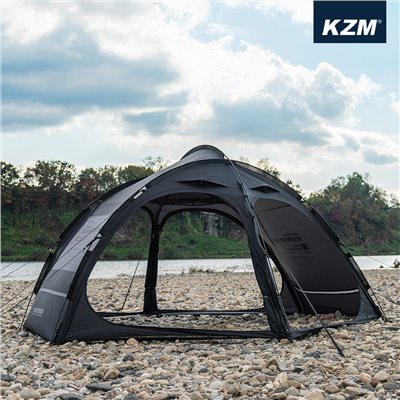 KAZMI KZM 黑武士六角客廳帳 客廳帳 帳篷 3-4人 露營 六角帳