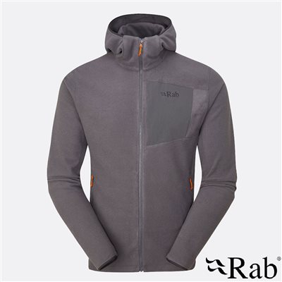 英國 RAB Tecton Hoody 舒適保暖連帽夾克 男款 石墨灰 QFG01 保暖衣 運動衣 連帽外套