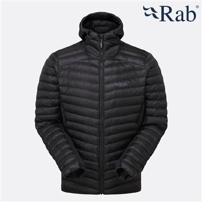 英國 RAB Cirrus Flex Hoody 輕量防風連帽化纖外套 男 黑色 QIP31 保暖外套