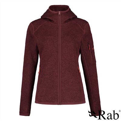 英國 RAB Quest Hoody 連帽衫外套 女 深石楠 RQFF22 保暖外套 機能外套