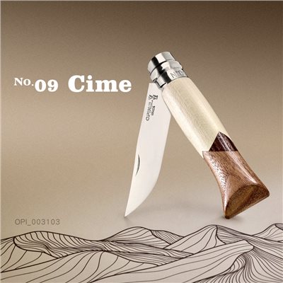 OPINEL No.09 Cime 法國刀豪華刀柄系列 OPI 003103 不鏽鋼刀 折疊刀 禮盒