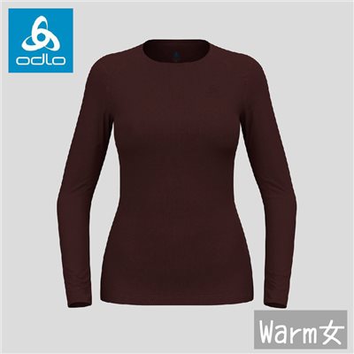 ODLO 瑞士 ECO銀離子 機能保暖型排汗內衣 女款 軟糖棕 159101-30910 內衣 圓領 衛生衣