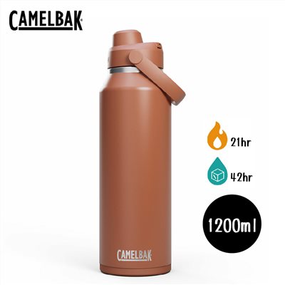 【CAMELBAK】1200ml Chug 不鏽鋼彈蓋運動保溫瓶 山脊紅 保冰 水瓶