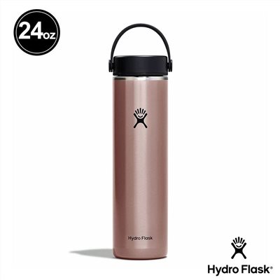 Hydro Flask 24oz/709ml 輕量寬口提環保溫瓶 珊瑚橘 保冷 保溫瓶 水壺 登山 露營