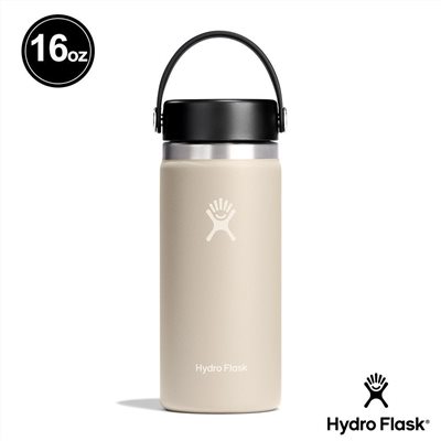 Hydro Flask 16oz/473ml 寬口提環保溫瓶 燕麥色 保冷 保溫瓶 水壺 登山 露營