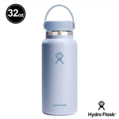 Hydro Flask 32oz/946ml 寬口提環保溫瓶 海波藍 保冷 保溫瓶 水壺 登山 露營