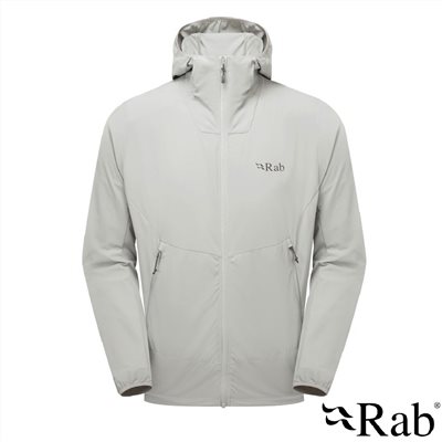 英國 RAB Borealis Hoody 連帽夾克 男款 淺鋅 QWS76 運動 登山 外套