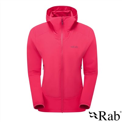 英國 RAB Borealis Hoody 連帽夾克 女款 西瓜紅 QWS77 運動 登山 外套