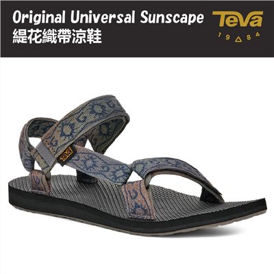 TEVA 男 Original Universal 緹花織帶涼鞋 水洗月蝕藍 TV1169377WRLS 健走鞋