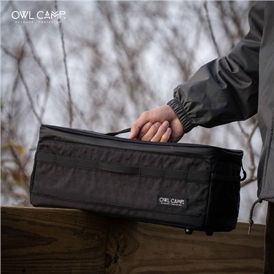 OWL CAMP X-Pac防水多功能收納盒 黑色 收納袋 露營 萬用袋 裝備袋