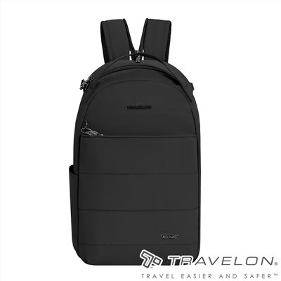 Travelon 美國 Roam防盜後背包-聯名款 TL-43679A 黑色 旅遊休閒背包 防盜包