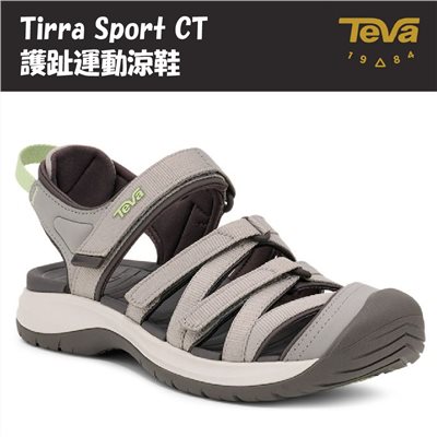 TEVA 女 Tirra Sport CT 護指運動涼鞋 細雨灰 TV1166310DRIZ 健走鞋