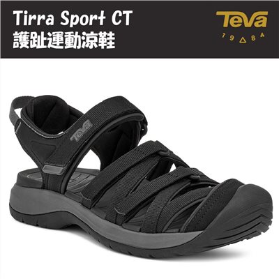 TEVA 女 Tirra Sport CT 護指運動涼鞋 黑色 TV1166310BLK 健走鞋