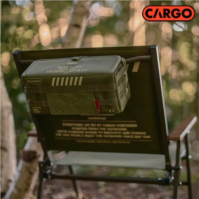 CARGO 桌椅專用磁吸式戰術包4L 軍綠 收納包 置物箱 置物盒 露營 置物袋 收納袋