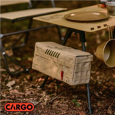 CARGO 桌椅專用磁吸式戰術包4L 沙色 收納包 置物箱 置物盒 露營 置物袋 收納袋