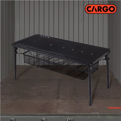 CARGO 工業風4單位折疊桌 黑色 折疊桌 露營桌 桌子