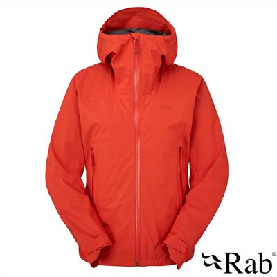 英國 RAB Downpour Light Jacket Wmns 輕量防風防水連帽外套 女款 葡萄柚 QWG91 雨衣