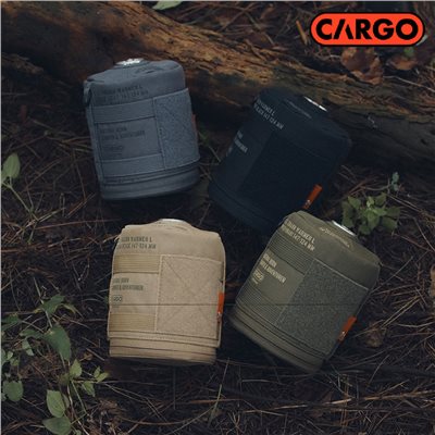 CARGO 工業風高山瓦斯罐保護套 450g 軍綠/沙/灰/黑 瓦斯罐套 瓦斯罐外袋 裝備袋