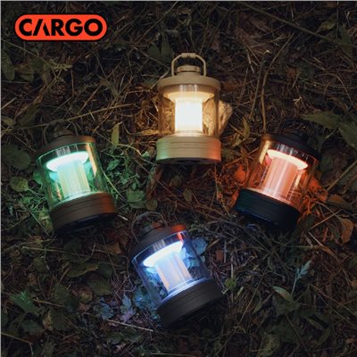 CARGO 炫彩氣氛燈 軍綠/黑/沙/灰 露營燈 照明燈 LED燈 掛燈