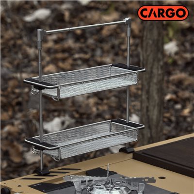 CARGO 組合式吊掛架 大/小 含收納袋 黑/銀 折疊桌 露營桌 桌子 工業風 架子