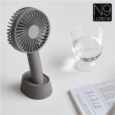 N9 LUMENA PRO4 USB充電式手持風扇 淺灰 露營 小風扇