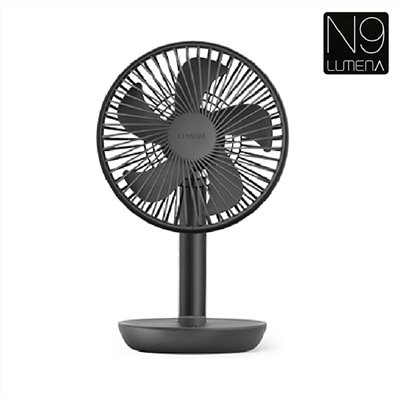N9 LSTAND 3Z USB桌上型擺頭隨行風扇 深灰 露營 小風扇