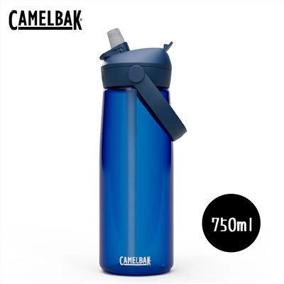 CAMELBAK 750ml Flip Straw多水吸管水瓶RENEW 牛津藍