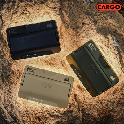 CARGO 工業風超輕量LED露營燈PRO 黑/軍綠/沙 露營燈 照明燈 LED燈 掛燈