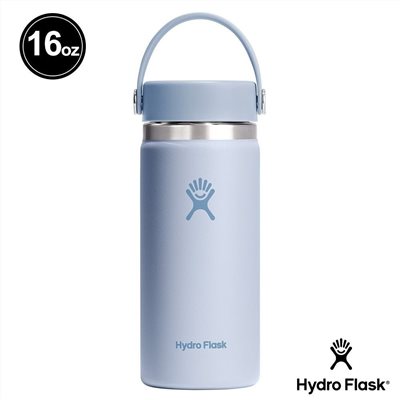 Hydro Flask 16oz/473ml 寬口提環保溫瓶 海波藍 保冷 保溫瓶 水壺 登山 露營