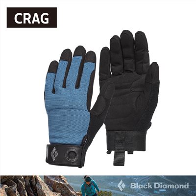 Black Diamond CRAG 手套 黑色/星藍 801863 登山 攀岩