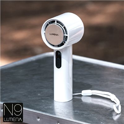 N9 LUMENA JET ULTRA 充電式涼感手持風扇 雪白 露營 小風扇 手持