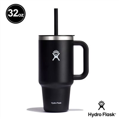 Hydro Flask 32oz/946ml 冰霸杯 時尚黑 水瓶 保溫瓶 保溫杯 露營