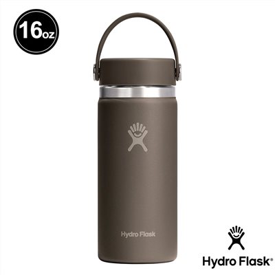 Hydro Flask 16oz/473ml 寬口提環保溫瓶 摩卡棕 保冷 保溫瓶 水壺 登山 露營