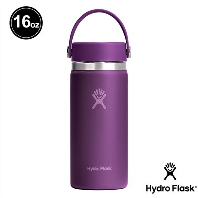 Hydro Flask 16oz/473ml 寬口提環保溫瓶 紫薔薇 保冷 保溫瓶 水壺 登山 露營