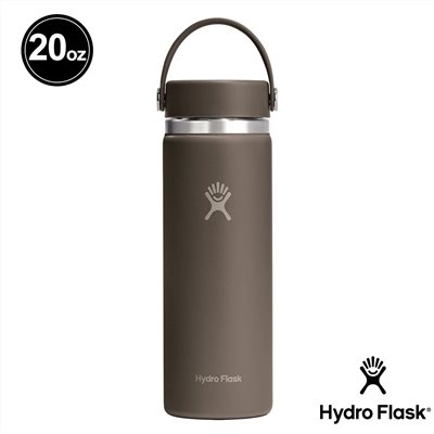 Hydro Flask 20oz/592ml 寬口提環保溫瓶 摩卡棕 保冷 保溫瓶 水壺 登山 露營