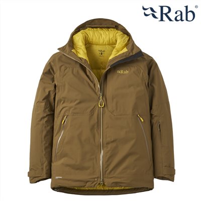 英國 RAB Optical Down Jacket 滑雪防水羽絨外套 男款 橡木棕 QWI63 滑雪 登山