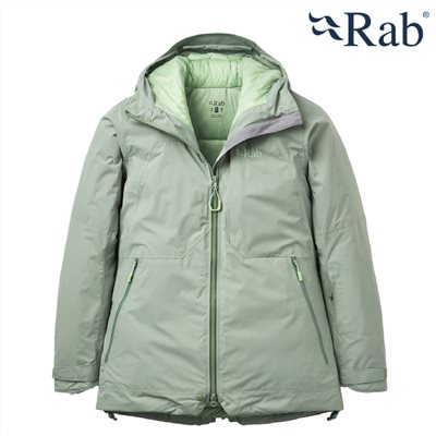 英國 RAB Optical Down Jacket 滑雪防水羽絨外套 女款 深無花果綠 QWI64 滑雪 登山