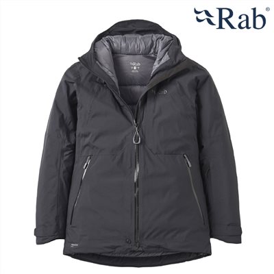 英國 RAB Optical Down Jacket 滑雪防水羽絨外套 女款 黑色 QWI64 滑雪 登山