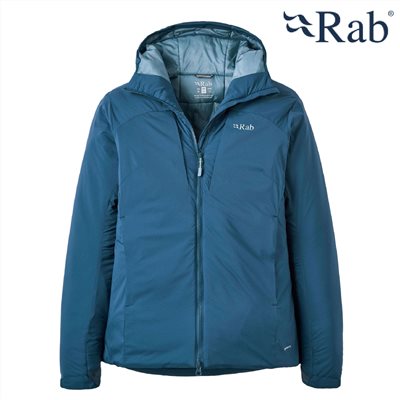 英國 RAB Xenair Alpine Jacket 防風透氣化纖連帽外套 女 暴風藍 QIP10 防風外套
