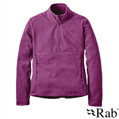 英國 RAB Stavel Pull-On 套頭羊毛衫 桑葚紫 女款 QFG73 保暖 長袖 登山 透氣