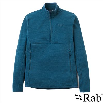 英國 RAB Stavel Pull-On 套頭羊毛衫 暴風藍 男款 QFG72 保暖 長袖