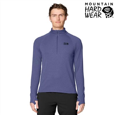 Mountain Hardwear 立領半拉鍊長袖重磅羊毛衫 男款 藍金石/狂熱紫 2128951 保暖