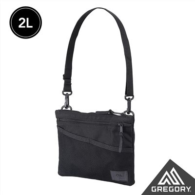 Gregory 2L SACOCHE 斜背包M 黑色子彈 GG109457 隨身包 背包