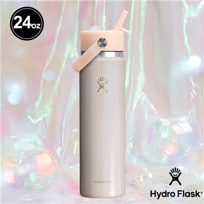 Hydro Flask 24oz/709ml Glimmer 寬口吸管保溫瓶 奶油黃 水瓶 登山 保冰